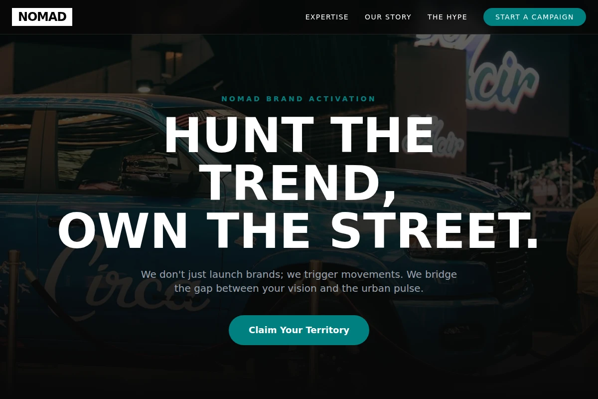 Nomad Brand Activation