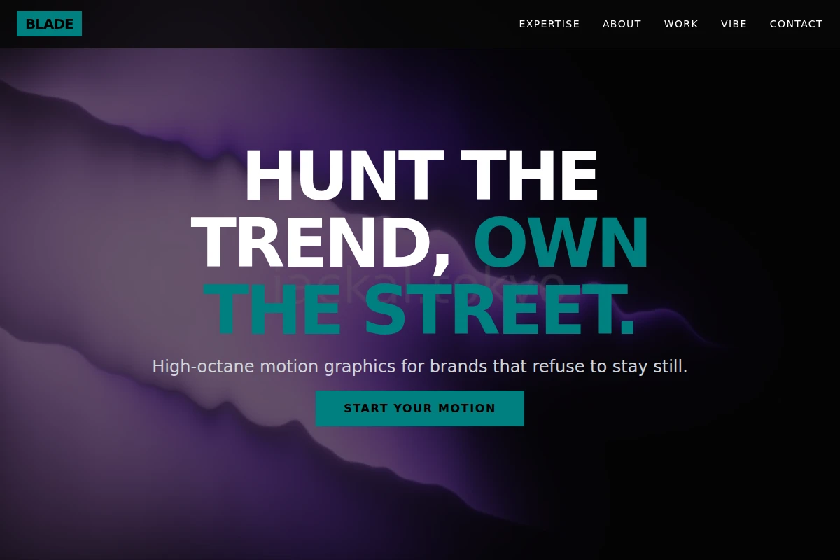 Blade Motion Graphics