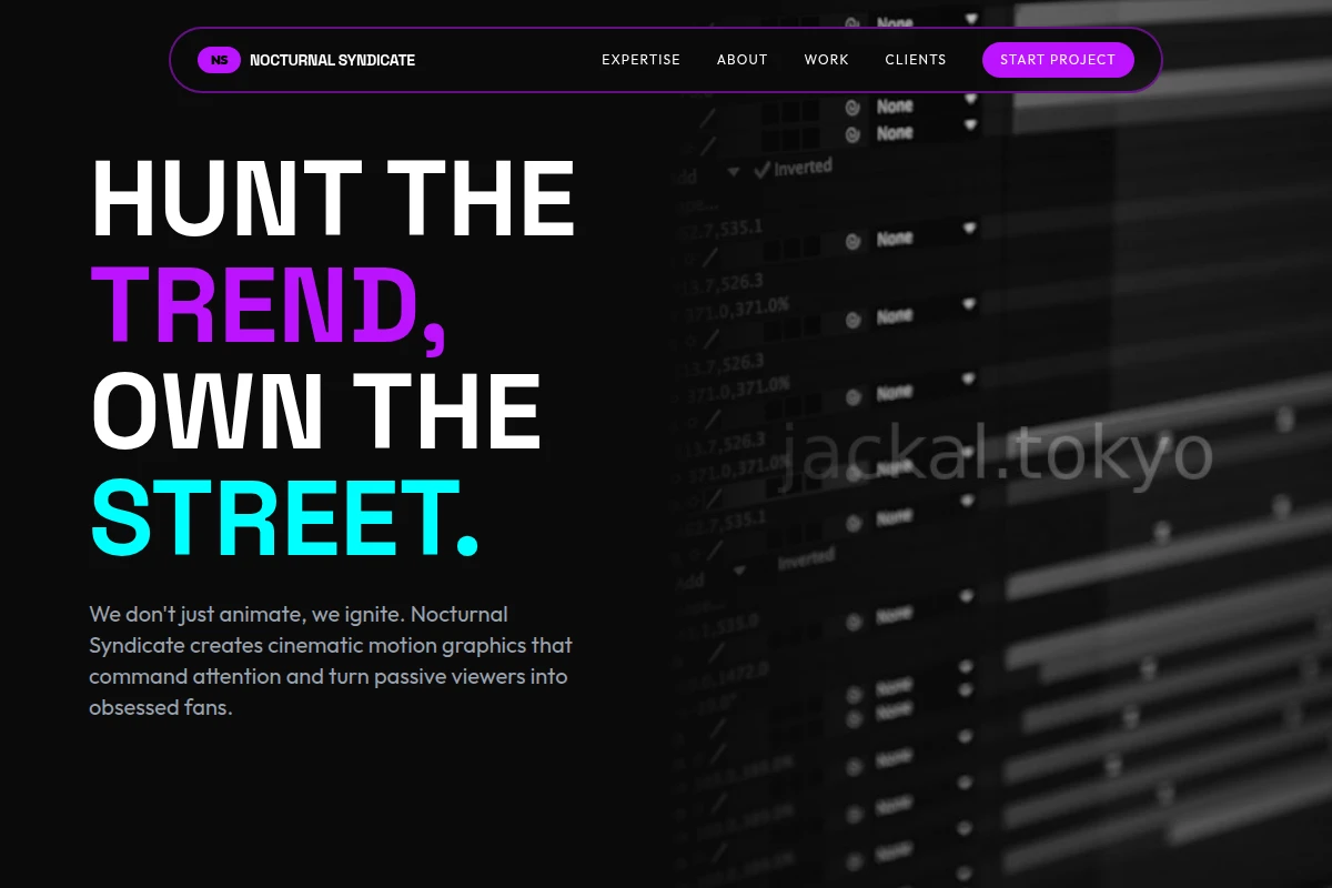 Shadow Motion Graphics