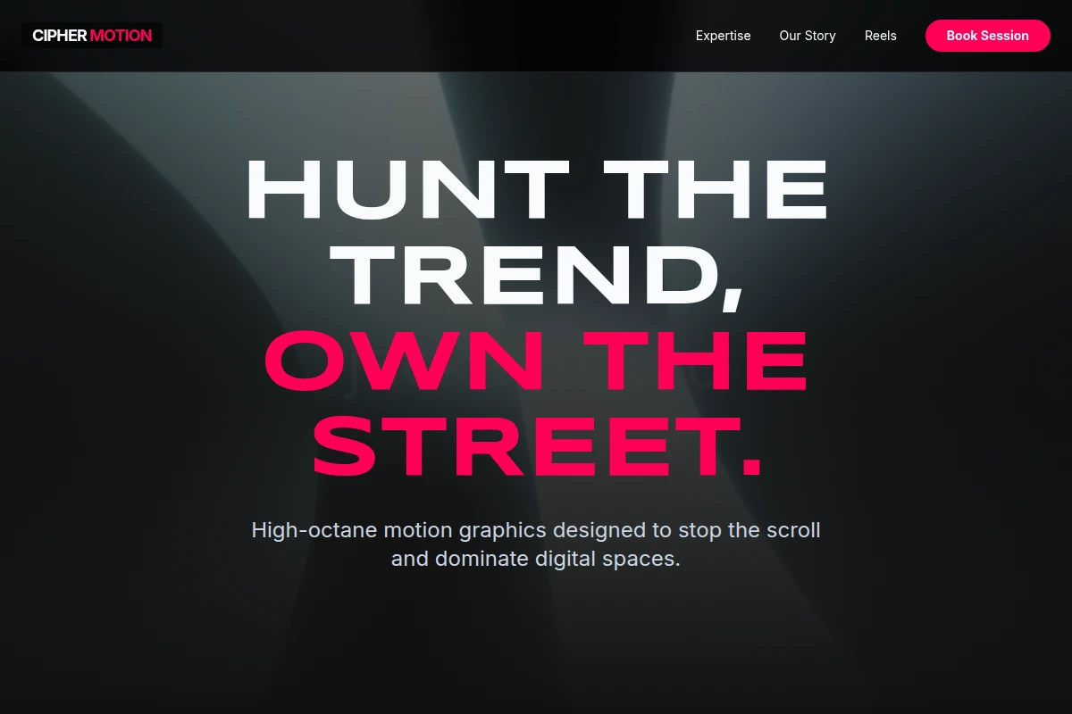 Cipher Motion Graphics