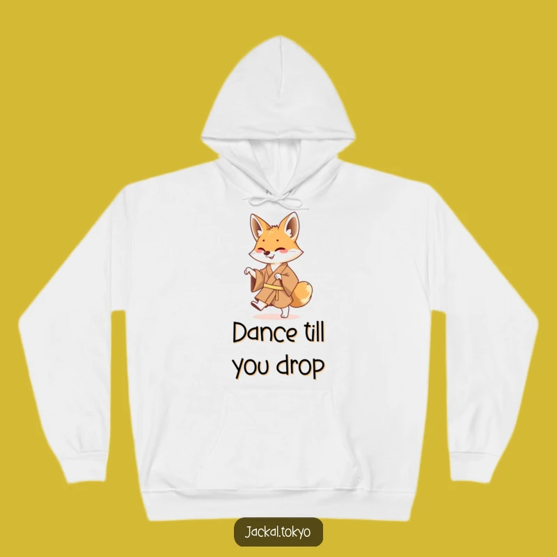Cozy Funny Jackal Kimono Hoodie: Warm Up with a Hilarious Dance